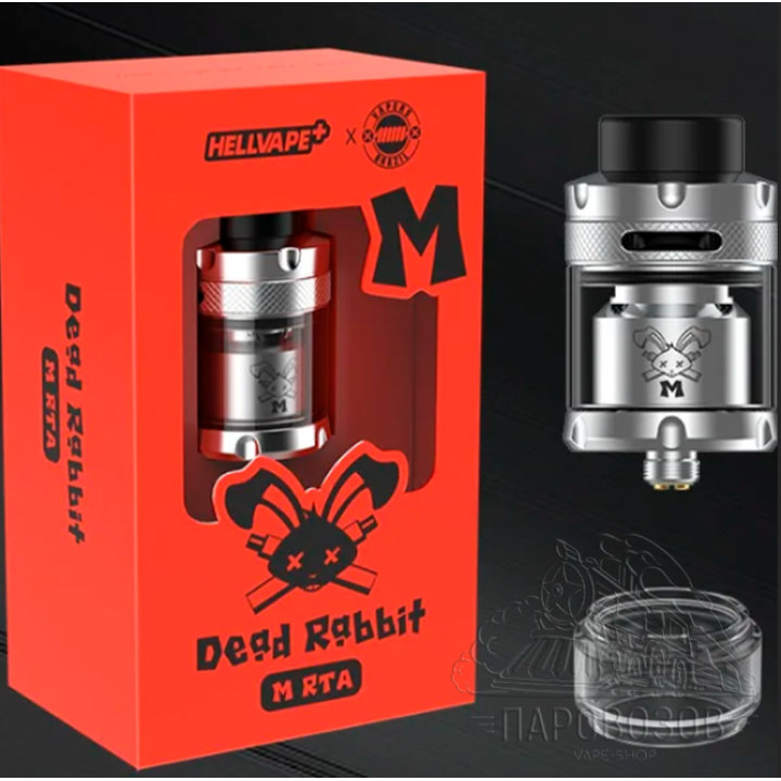 Бак Hellvape Dead rabbit v3 RTA (Matte Black) ОРИГИНАЛ