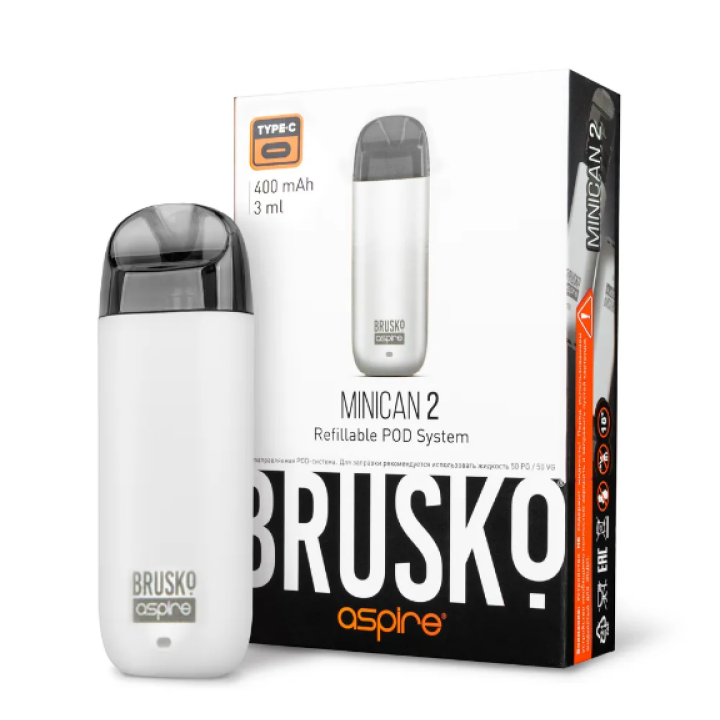 BRUSKO MINICAN 2 - Белый