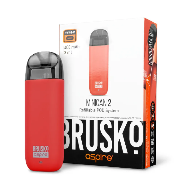BRUSKO MINICAN 2 - Красный