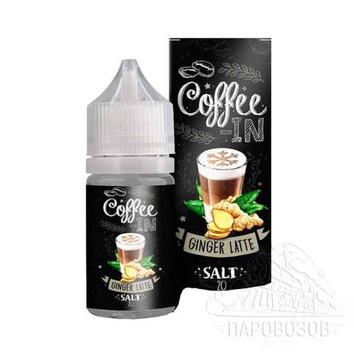 COFFEE-IN STRONG 20mg Ginger Latte 30ml