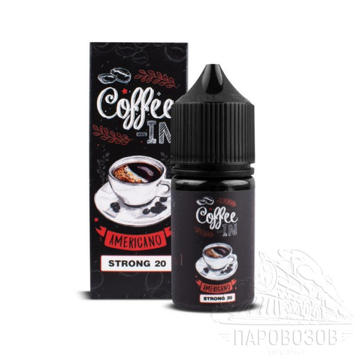 COFFEE-IN STRONG 20mg Americano 30ml