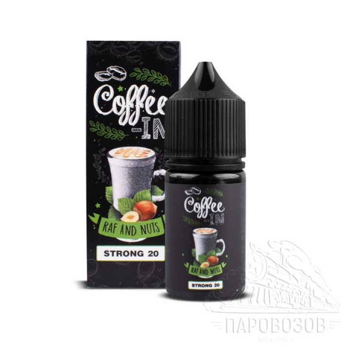 COFFEE-IN STRONG 20mg Raf nuts 30ml