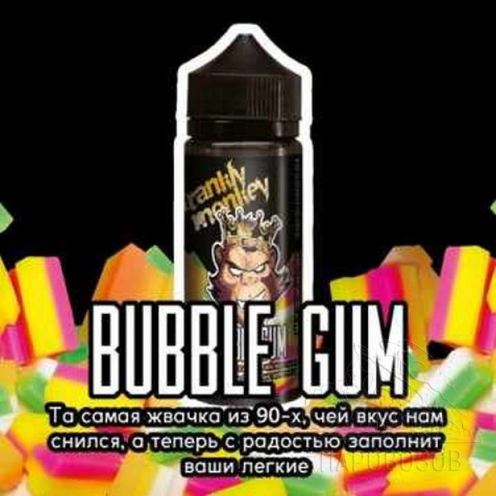 FRANKLY MONKEY BLACK Bubble Gum 120ml (3)