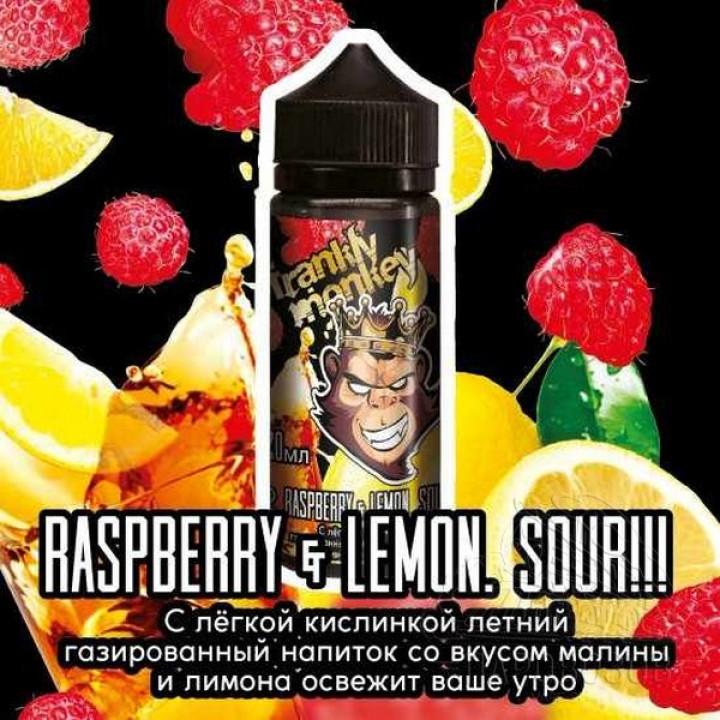 Frankly Monkey Black Rasberry & Lemon Sour 120 мл 3