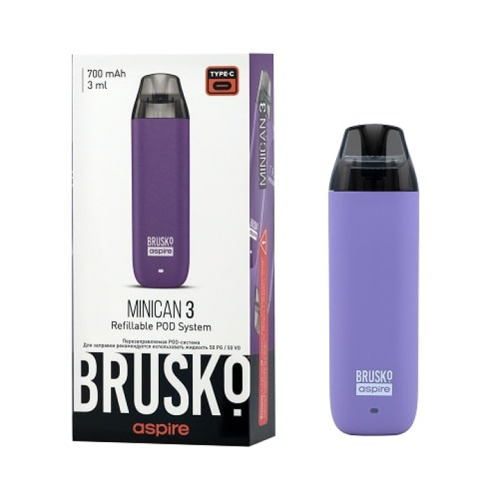 Brusko MINICAN 3 Фиолетовый