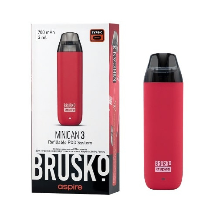 Brusko MINICAN 3 Красный