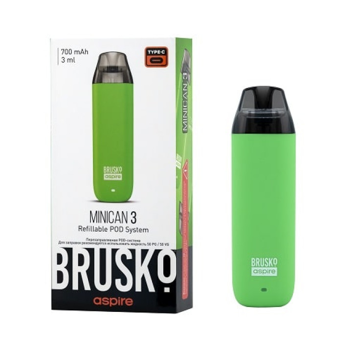 Brusko MINICAN 3 Зеленый