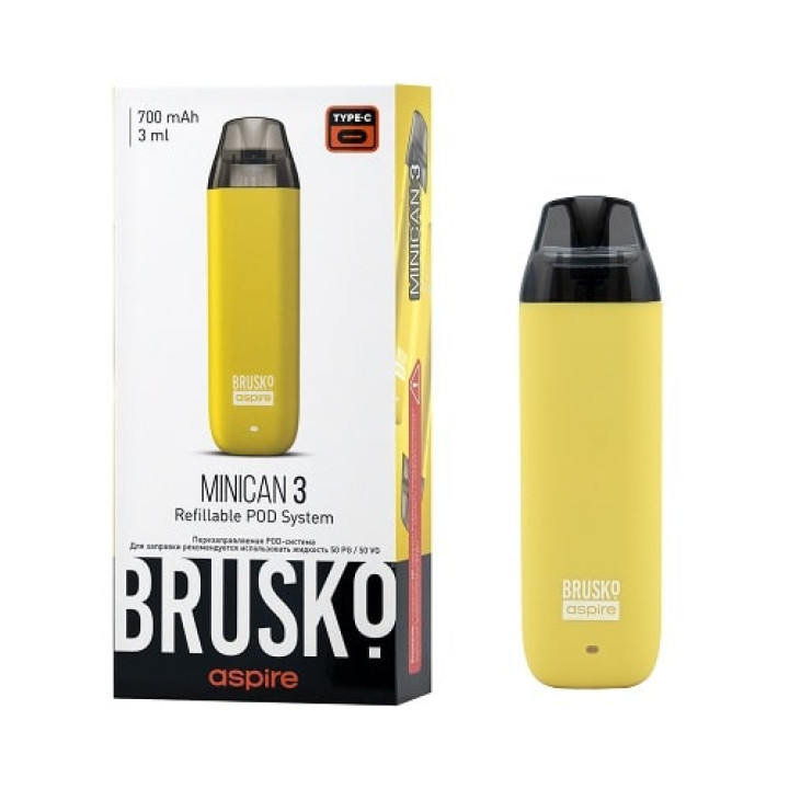 Brusko MINICAN 3 Желтый