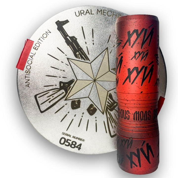Механический мод Ural 1.1 Antisocal RED