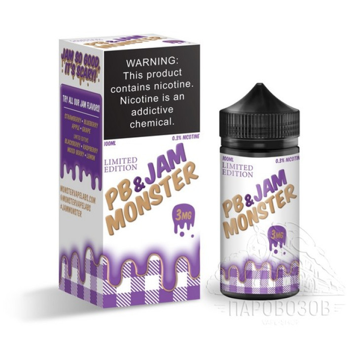 Jam Monster PB & Jam Grape 100мл Т