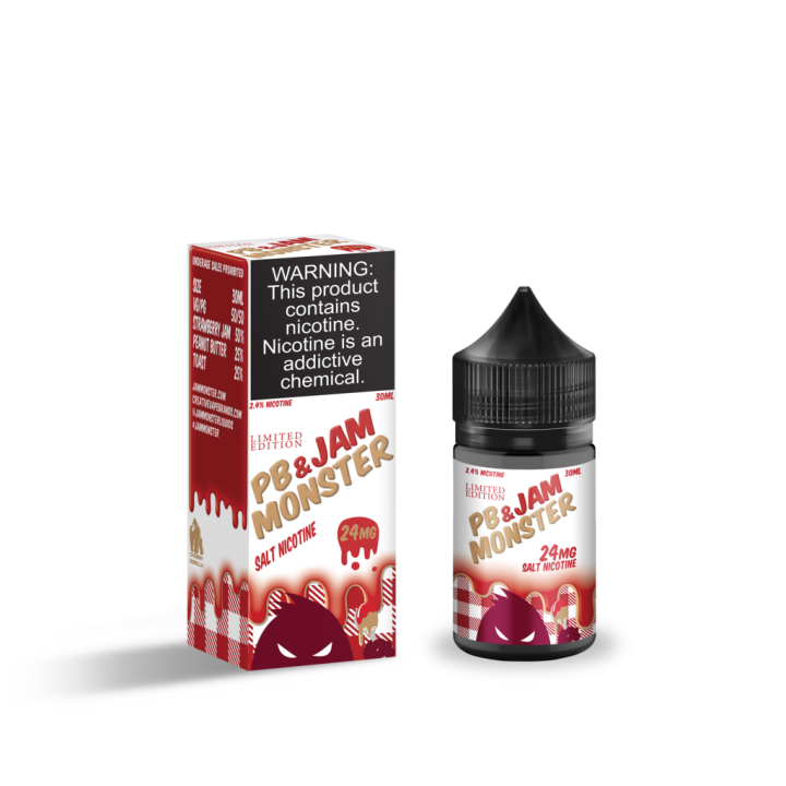 JAM MONSTER SALT PB Strawberry 30ml (ДВ)