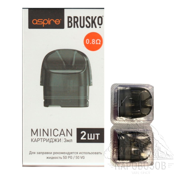Картридж Brusko Minican 0.8ohm (1шт), черный