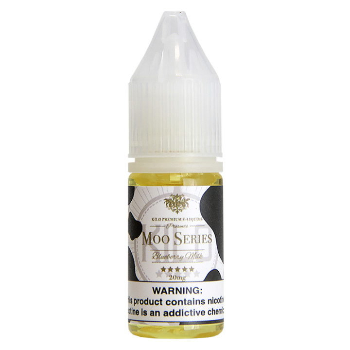 Жидкость KILO MOO SALT - Blueberry Milk 10 мл 20 мг (Черничный коктейль)