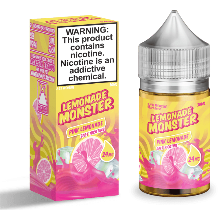 Lemonade Monster SALT Pink (Розовый лимонад) 30мл (ДВ)