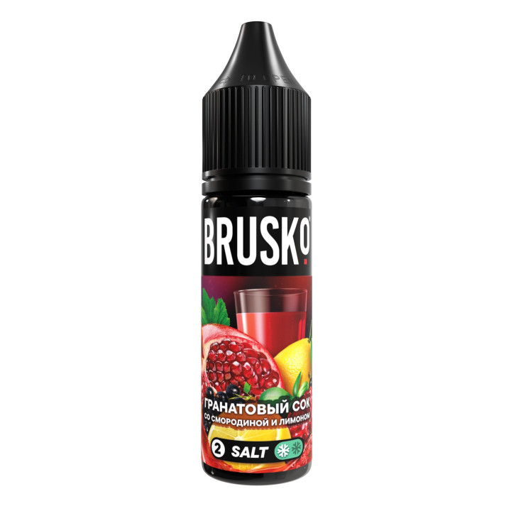 Brusko Salt, 2 (35мл), Гранатовый сок со смородиной и лимоном