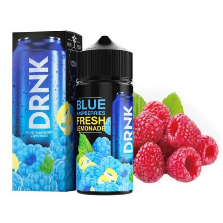 DRNK - Blue Raspberries Fresh Lemonade 100 мл 3 мг (Лимонад с синей малиной)