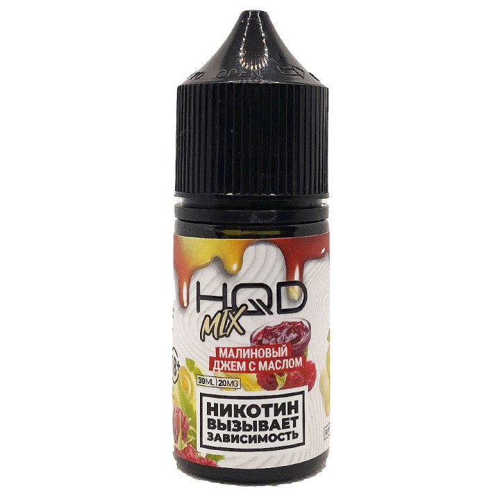 HQD MIX IT SALT - Малиновый джем с маслом 30 мл 20 Strong