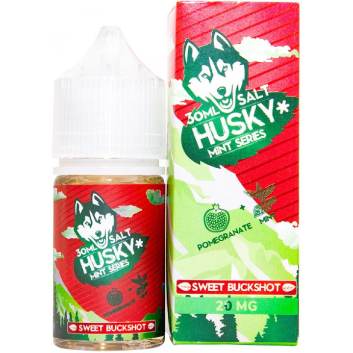 HUSKY MINT SERIES SALT - Sweet buckshot 30 мл 20 мг (Коктейль из гранатового сока и листьев сладкой мяты)