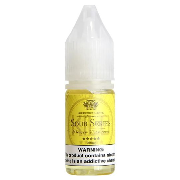 KILO SOUR SALT - Pineapple Peach 10 мл 20 мг (Cмесь сладких ананасов)