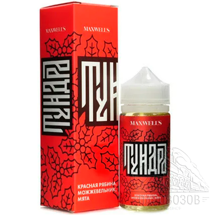 Maxwells 100 мл TUNDRA Безникотиновая 0 мг/мл Рябина, можжевельник, мята