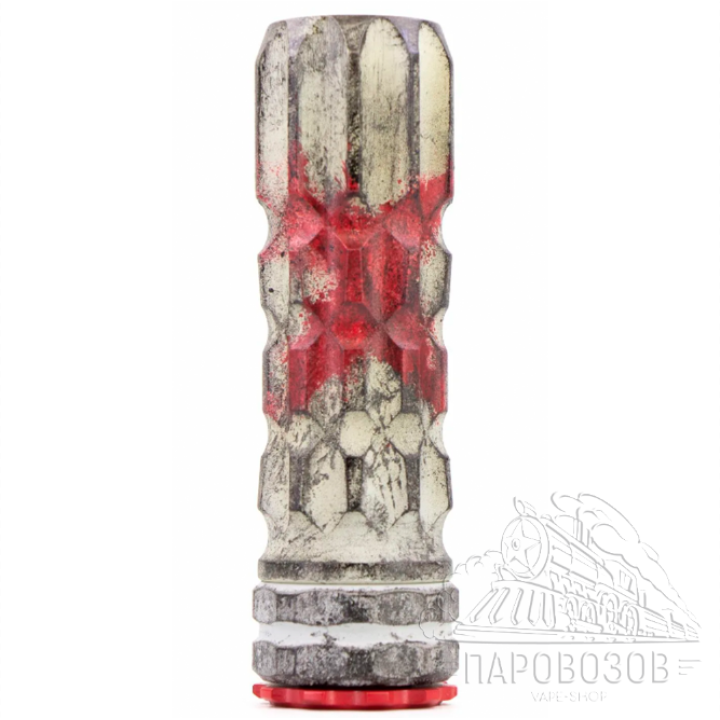 Механический мод ALANGASAR Ancient Blood (серый/красн)