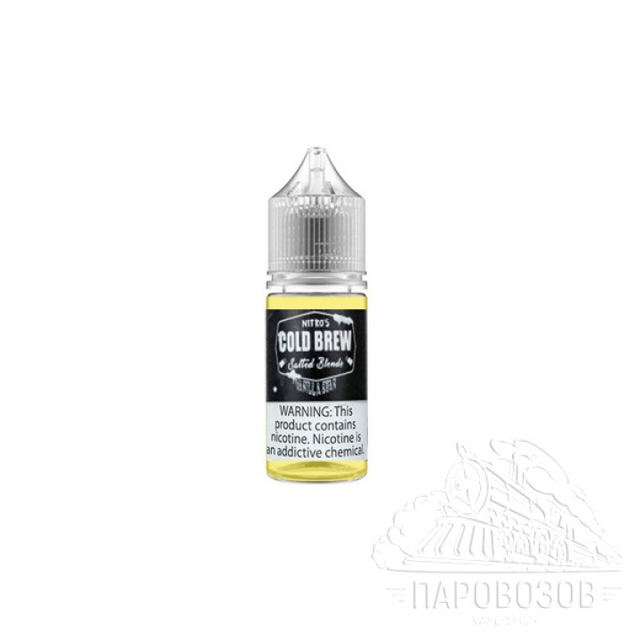 Nitro's Cold Brew SALT VANILLA BEAN (Прохладный кофе, ваниль с карамалью) 10 мл (ДВ)