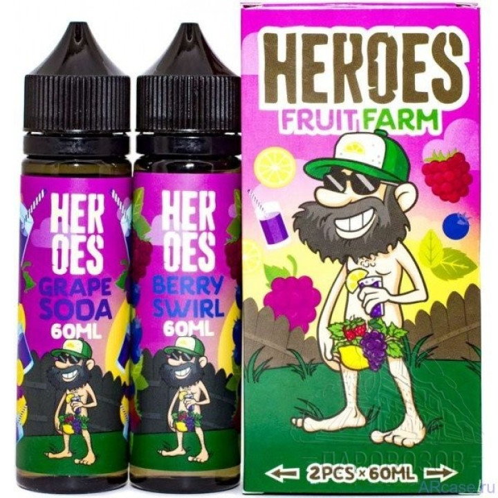 HEROES - FruitFarm Pack 60ml 3mg
