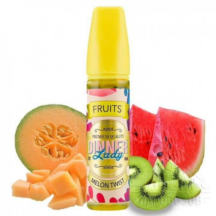 DINNER LADY Fruits Melon Twist 3mg 60ml