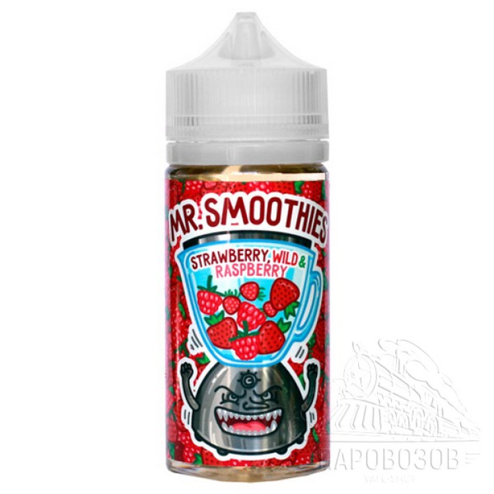 Mr.Smoothies Strawberry+wild+raspberry 100 мл 3