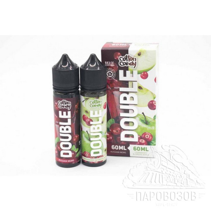 DOUBLE 0mg Green Apple Cranberry 60ml
