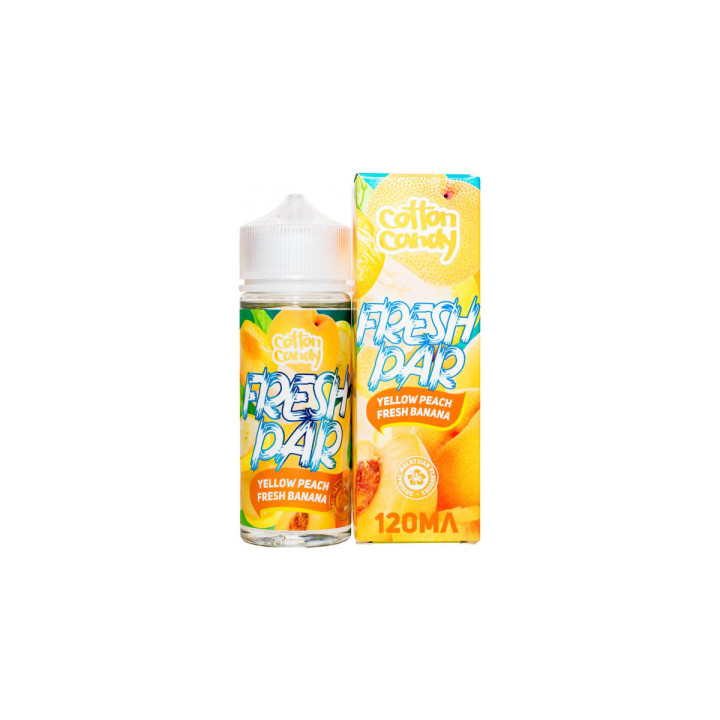 Cotton Candy Fresh Par Peach Banana 120мл 0мг