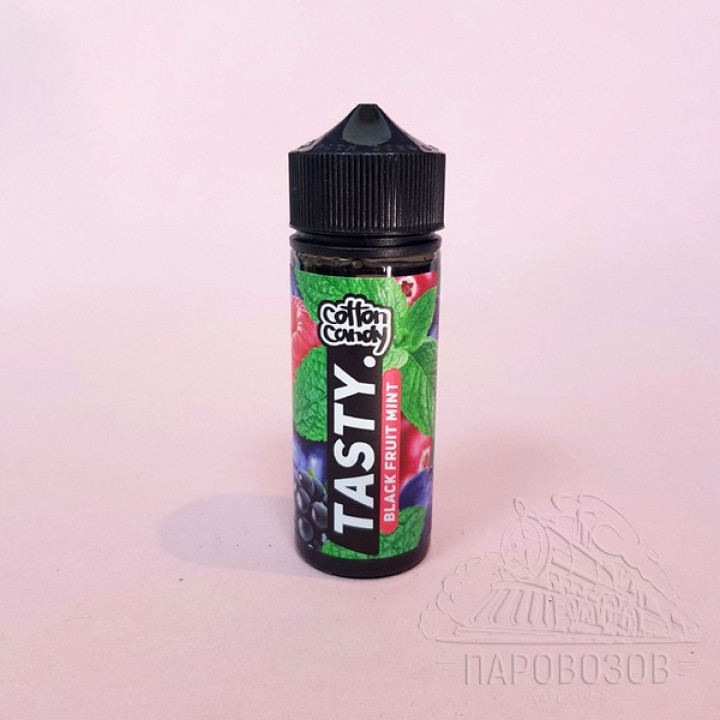 Cotton Candy Tasty Black Fruit-Mint 120 мл 0мг