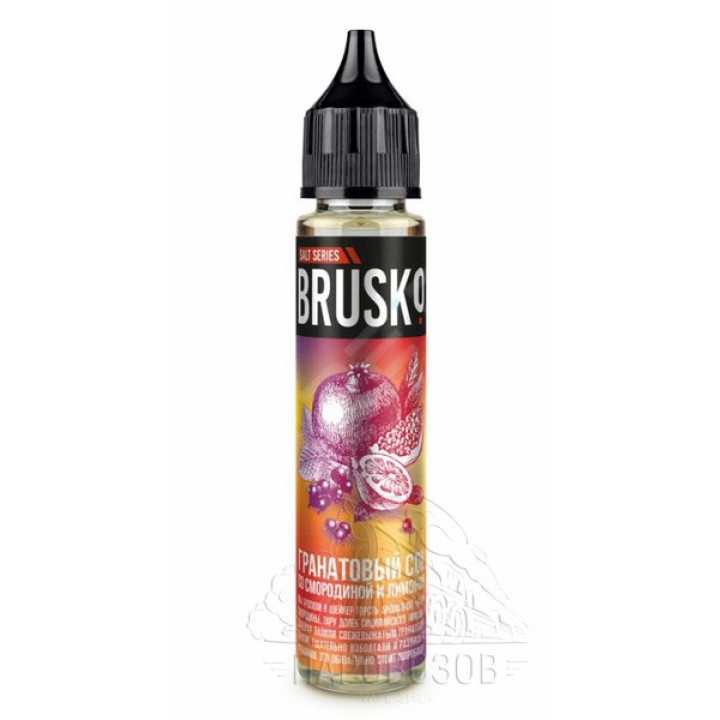 BRUSKO SALT Гранатовый сок со смородиной и лимоном №25 30 ml