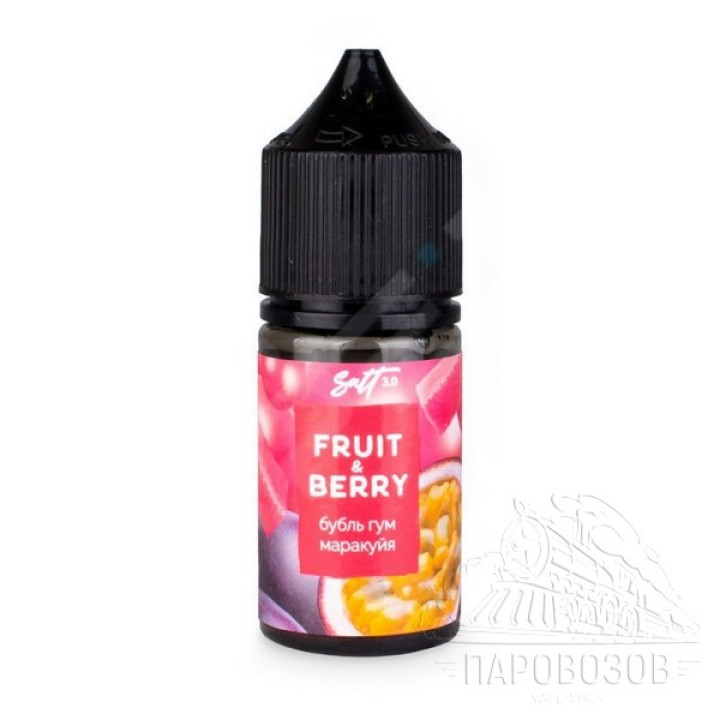 Fruit&Berry Pod Буббль гум и маракуйя - 0 30 ml + буст