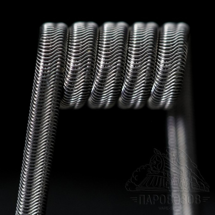 Alien Wire Clapton coil (SS316L 0.4x3 Ni 0.1)