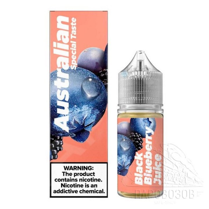 Australian Special Taste Black Blueberry Juice 30 мл 55 salt