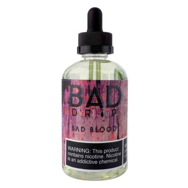 Bad Drip Bad Blood (Нежный черничный йогурт с сочным гранатом + ваниль) 120мл (Ш),,