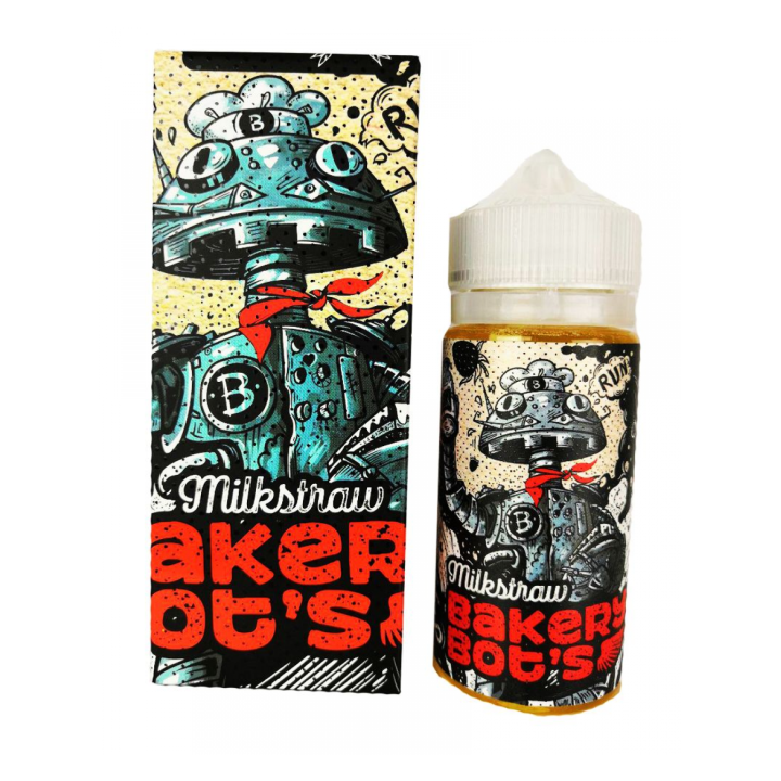 Bakery Bot's Milkstraw (Молочный крем и свежая земляника ) 100 мл (Т),,