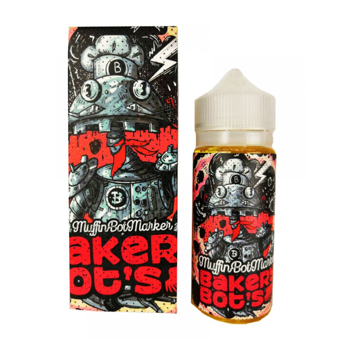 Bakery Bot's Muffin Bot Marker (Ароматный маффин из свежей клубники ) 100 мл (Т),,