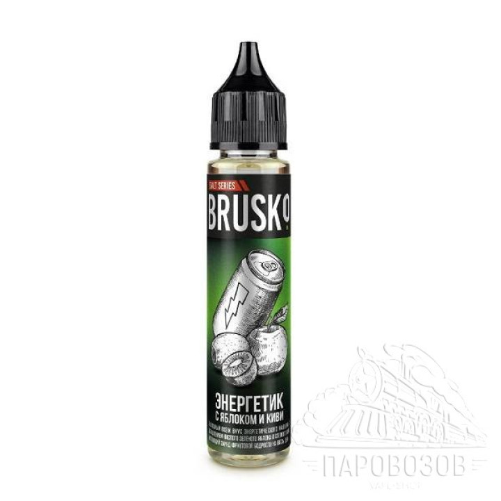 BRUSKO SALT Энергетик с яблоком киви №25 30ml
