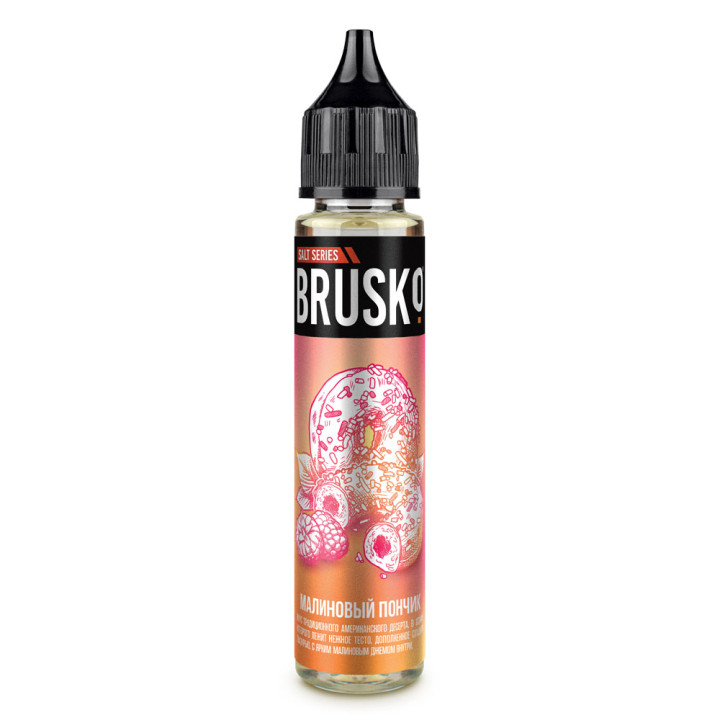 Brusko Salt Малиновый пончик 30мл 2