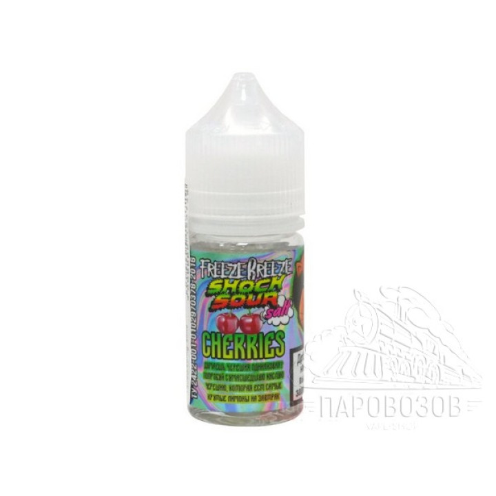 FREEZE BREEZE Shock Sour SALT 50 Cherries ICE 30ml