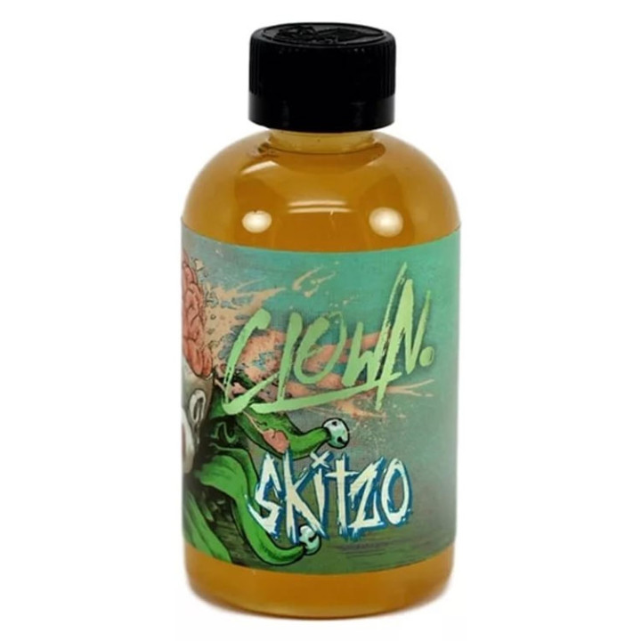 Clown SKITZO (Свежее зеленое яблоко, карамель, сливки) 120мл (Ш),,