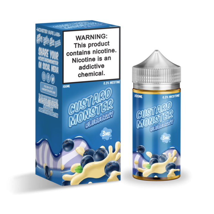 CUSTARD MONSTER 3 Blueberry 100ml