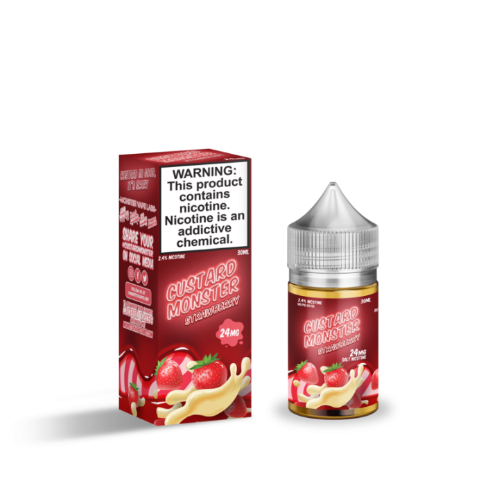 CUSTARD MONSTER SALT 24 Strawberry 30ml