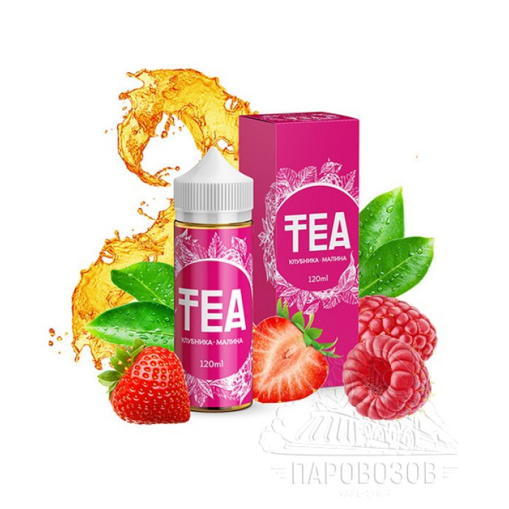 TEA Клубника,малина 120мл (Крепость 3 мг )