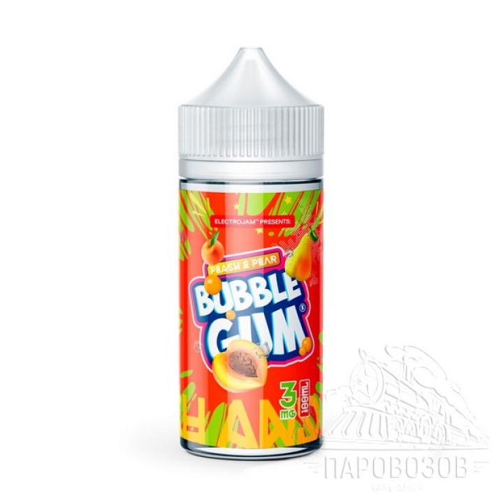 ELECTRO JAM 100ml Peach-Pear Bubblegum 3mg