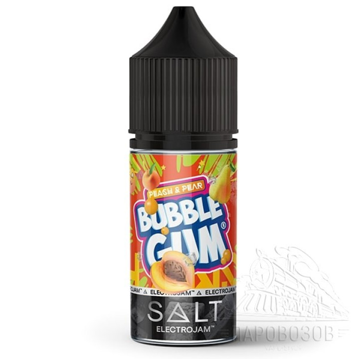 ELECTRO JAM SALT 25mg Peach & Pear Bubblegum 30ml