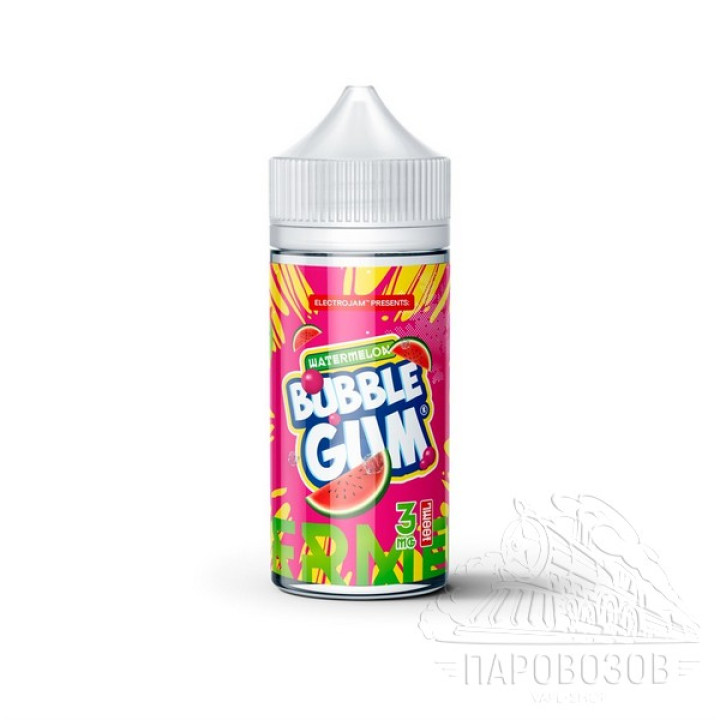 ElectroJam Watermelon Bubblegum 100ml (Крепость 3 мг )