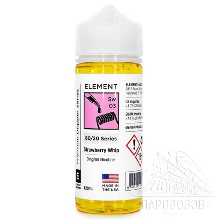 ELEMENT Strawberry 120ml 3mg